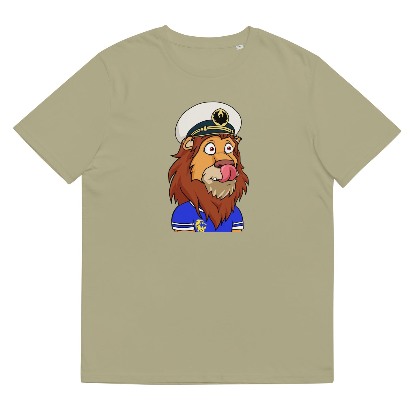 Unisex organic cotton t-shirt feat Lazy Lion #3317