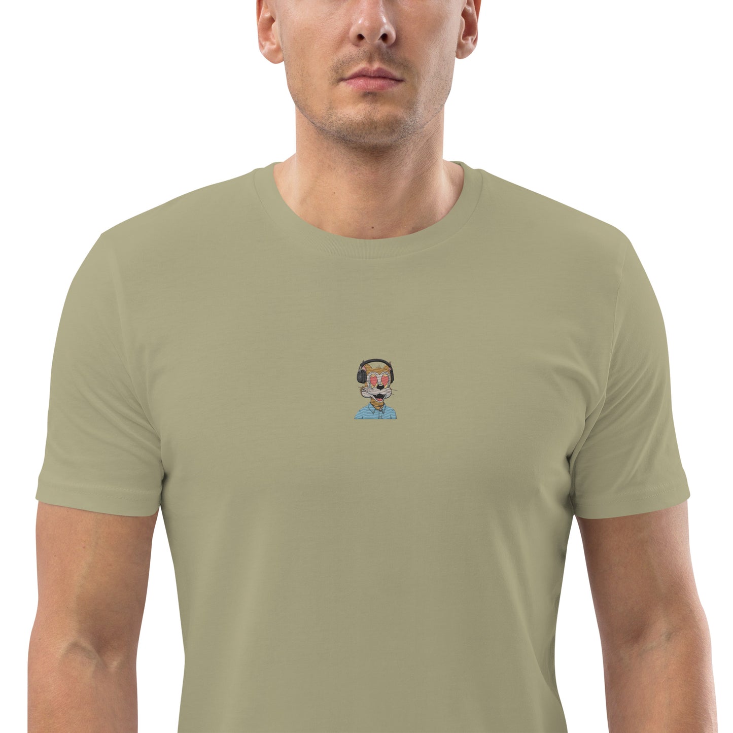 Unisex organic cotton t-shirt feat TOON #2425 (front embroidered + rear print)