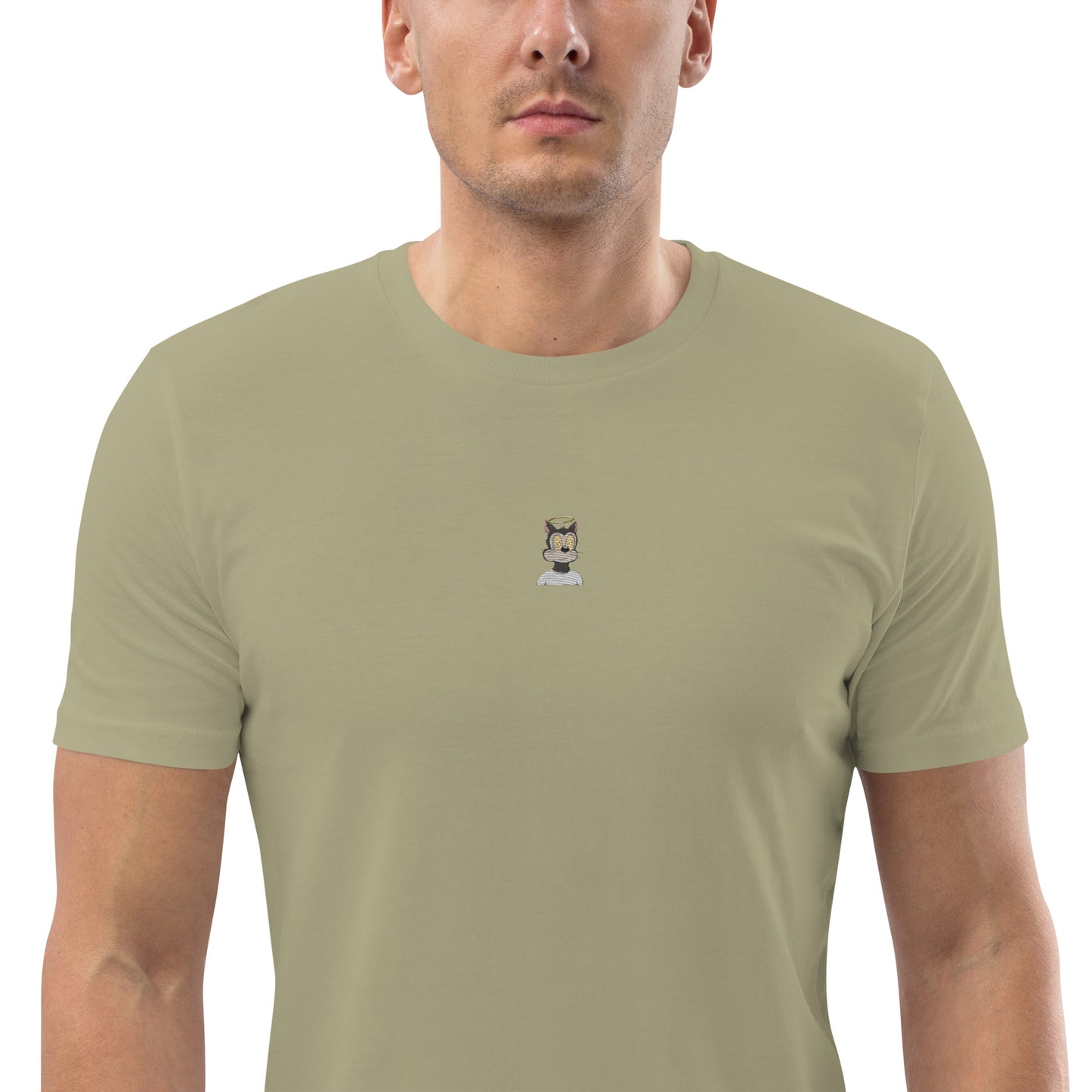 Unisex organic cotton t-shirt feat. TOON #590 (front embroidered + rear print)