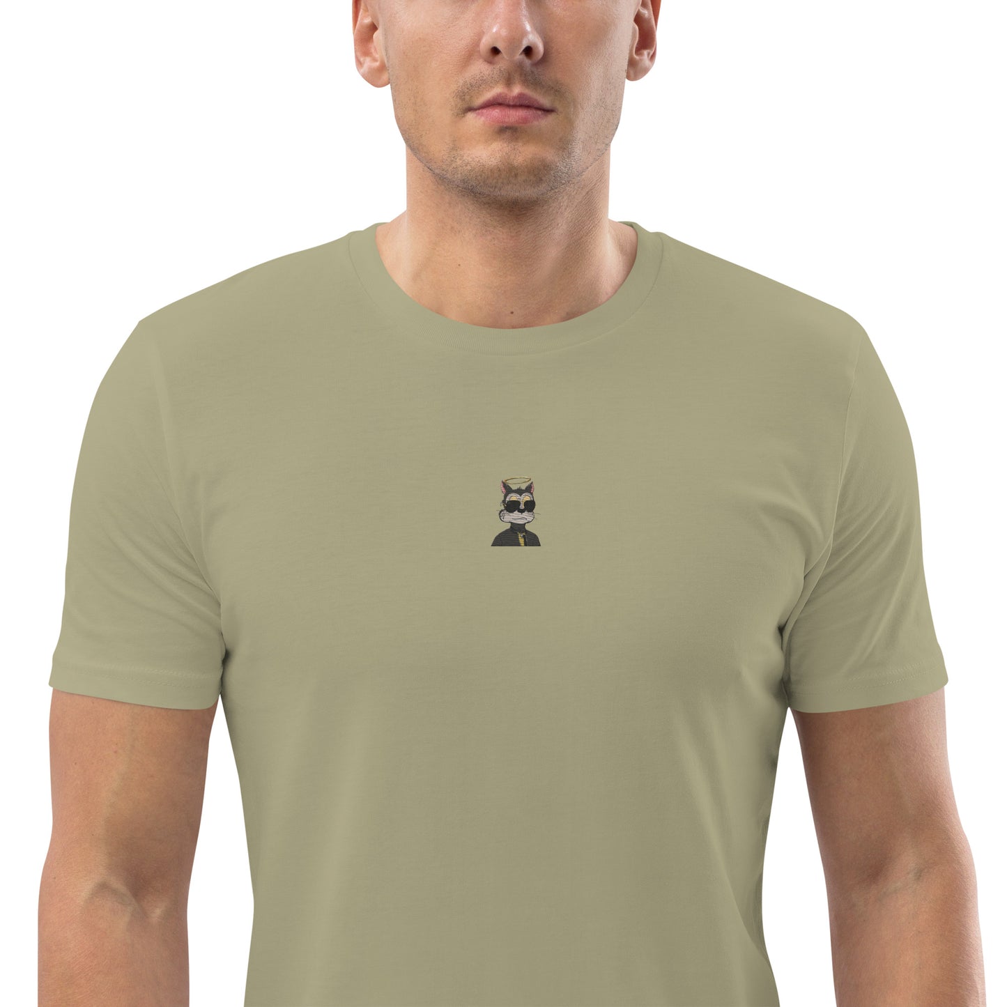 Unisex organic cotton t-shirt feat TOON #8551 (front embroidered + rear print)