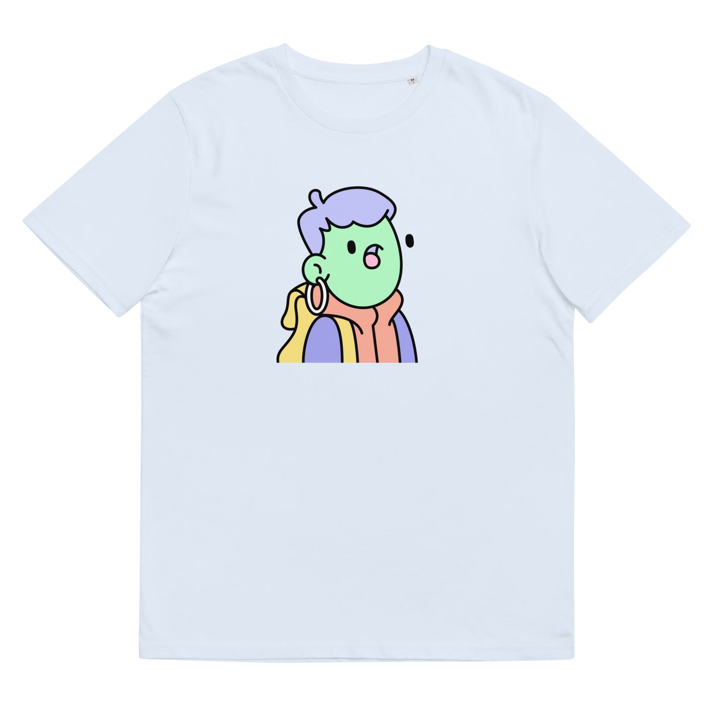 Unisex organic cotton t-shirt feat Doodle #4954