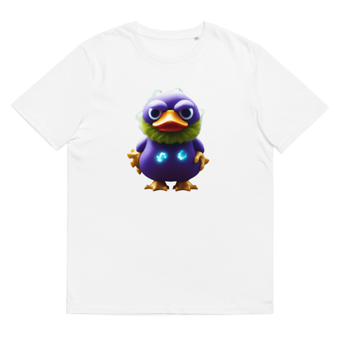 Unisex organic cotton t-shirt feat GalactLINGS Zapbeard