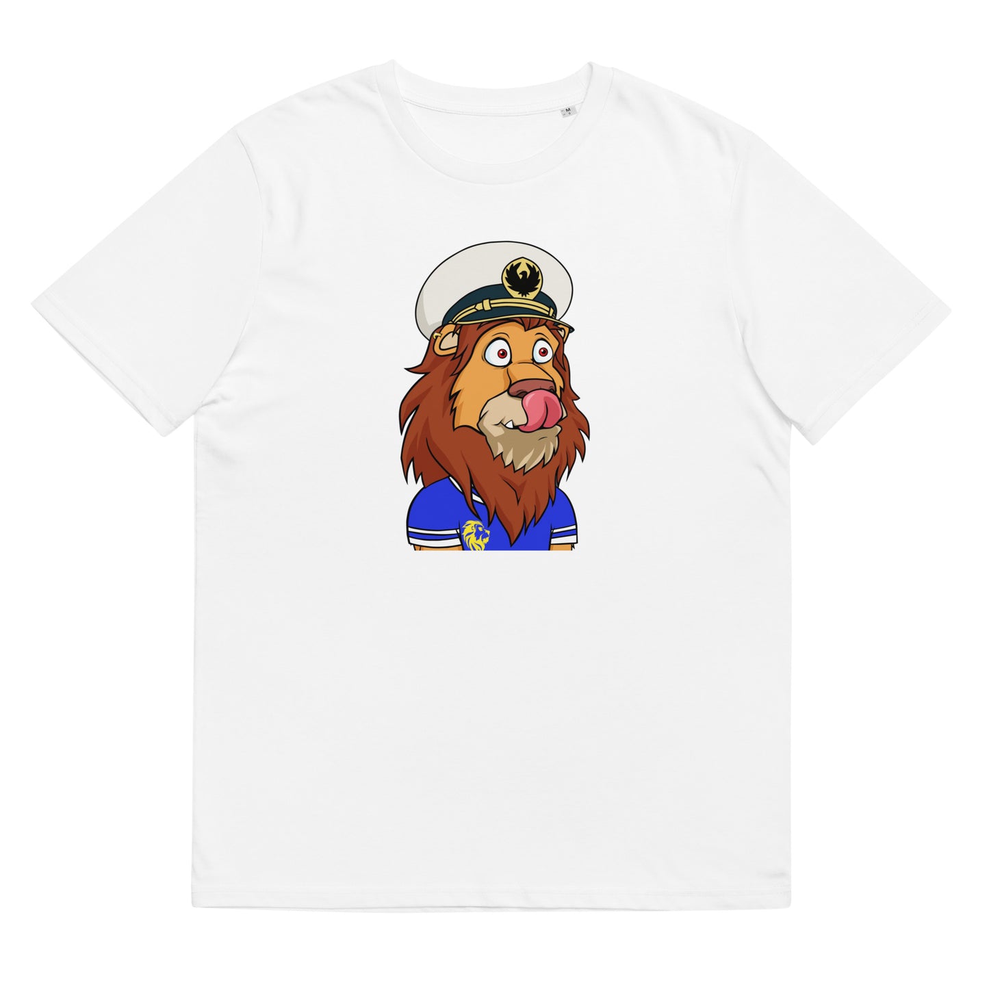 Unisex organic cotton t-shirt feat Lazy Lion #3317