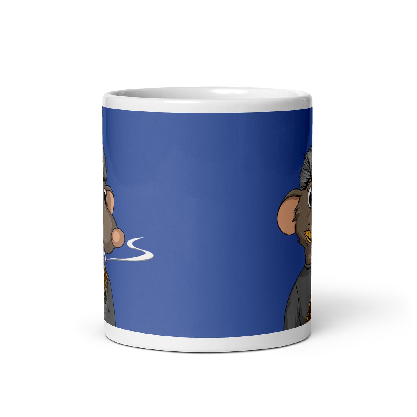 White glossy mug feat Fat Rat #7013