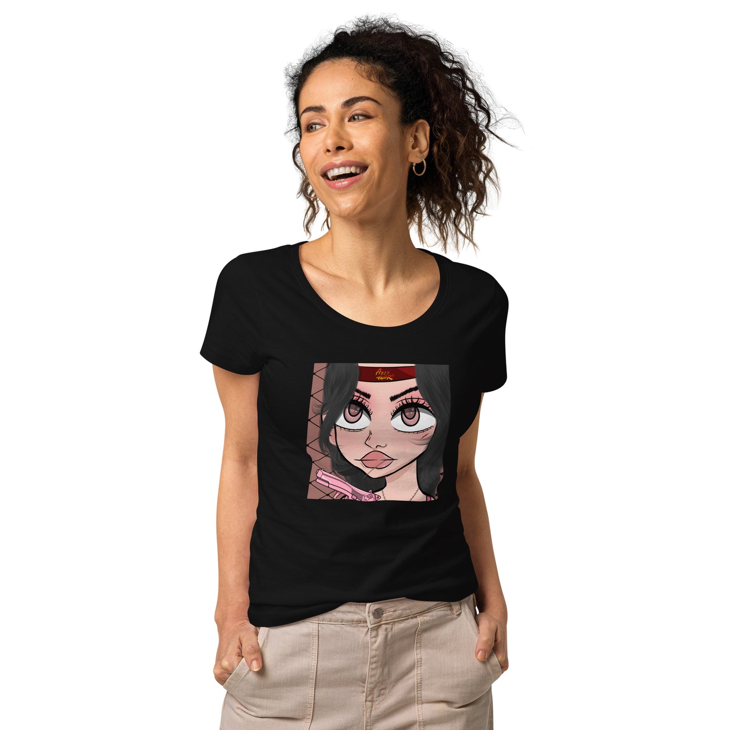 Women’s organic t-shirt feat sassy bae