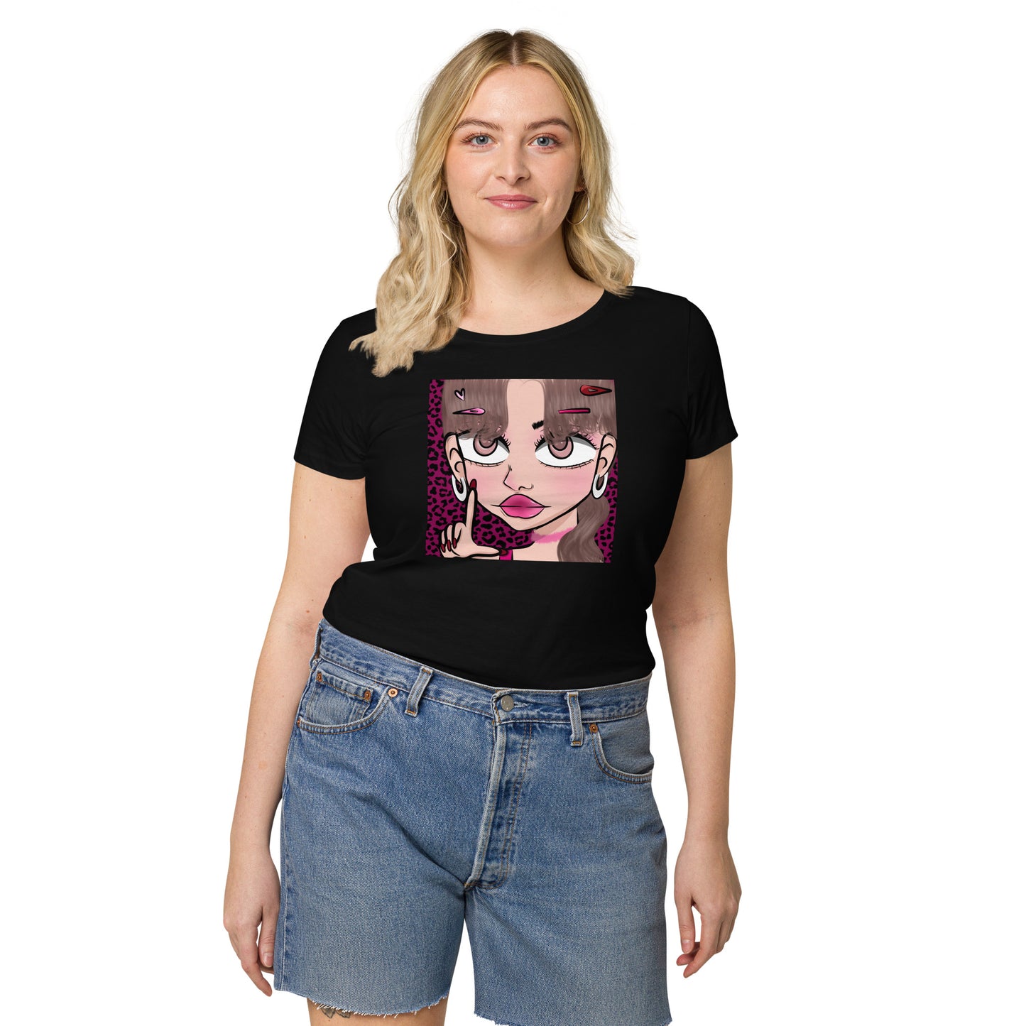Women’s organic t-shirt feat sassy bae