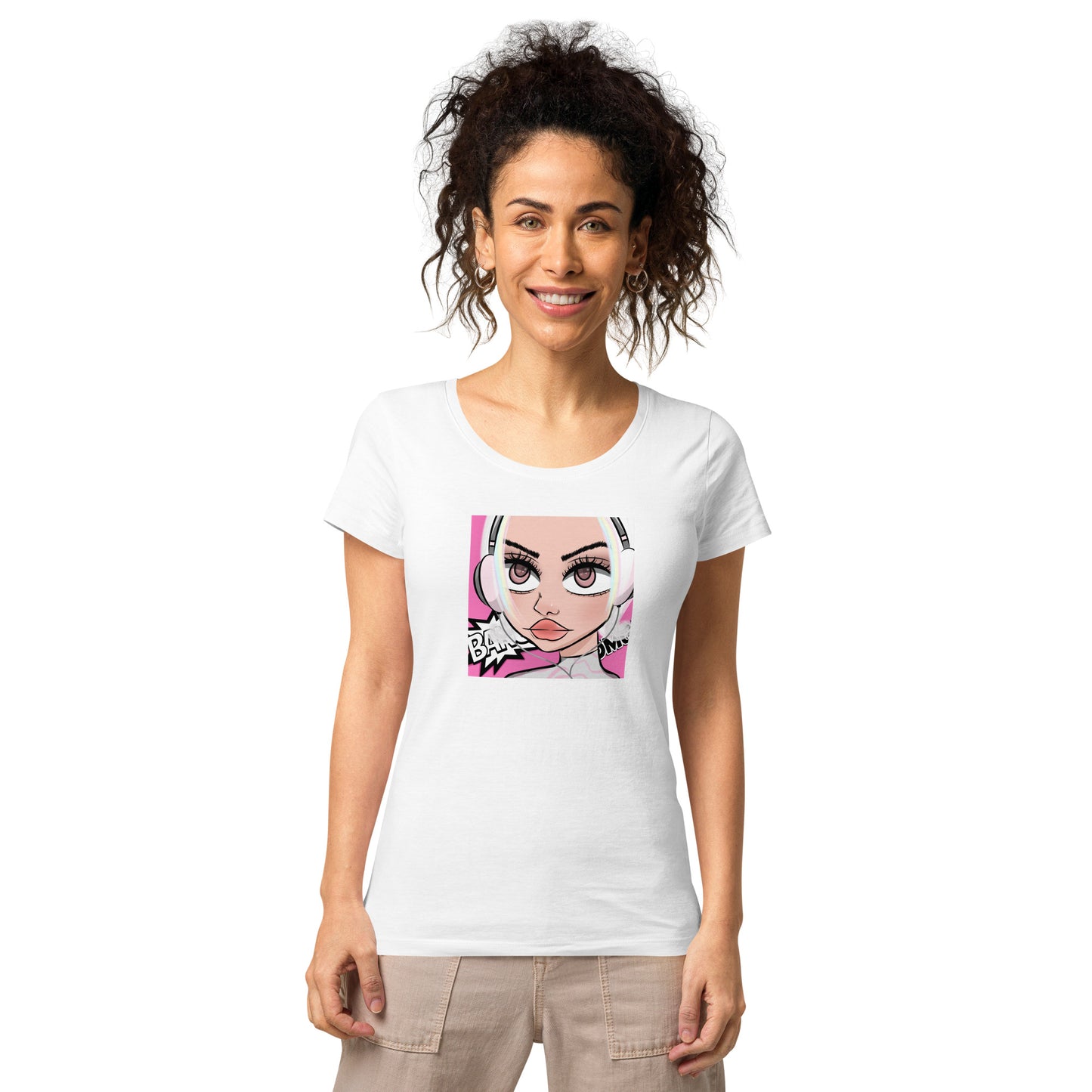 Women’s organic t-shirt feat sassy bae