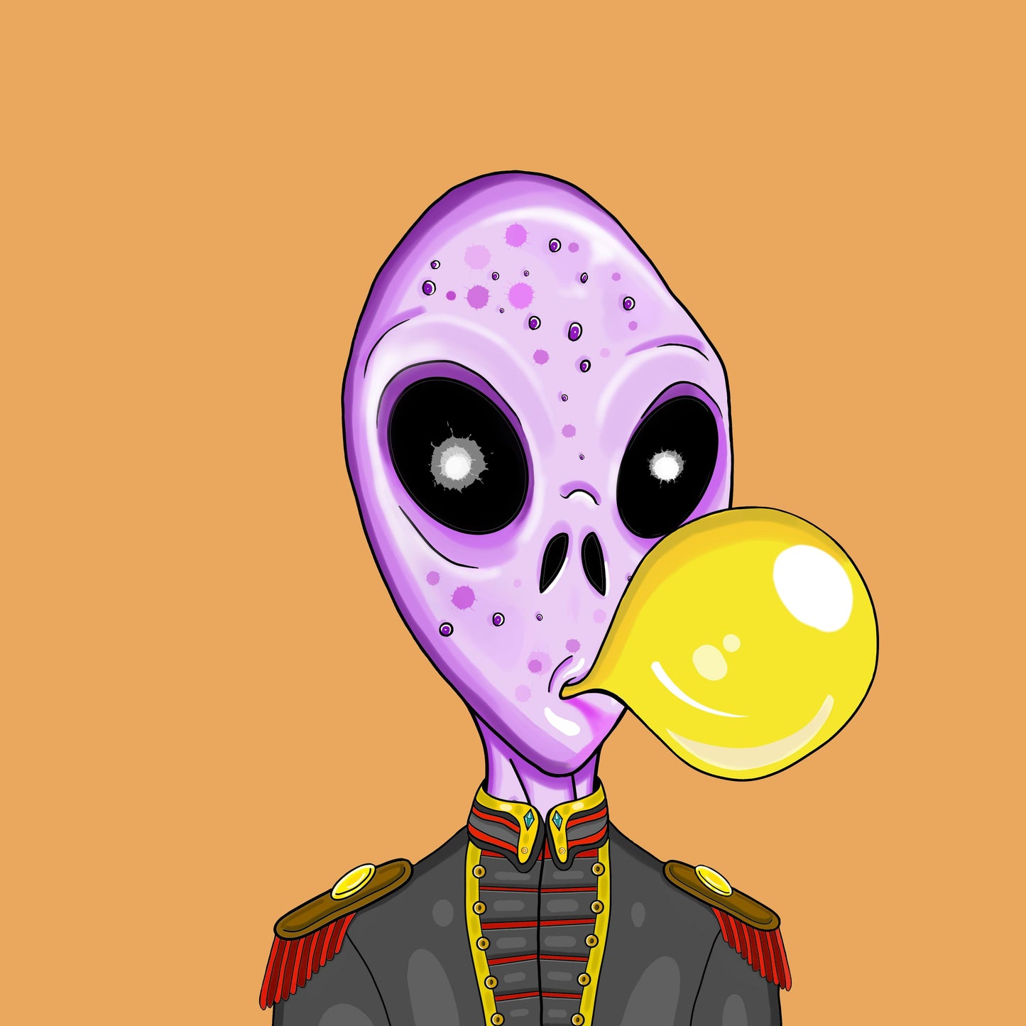 Alien #0009 by inkink Shivadelic - T-Shirt