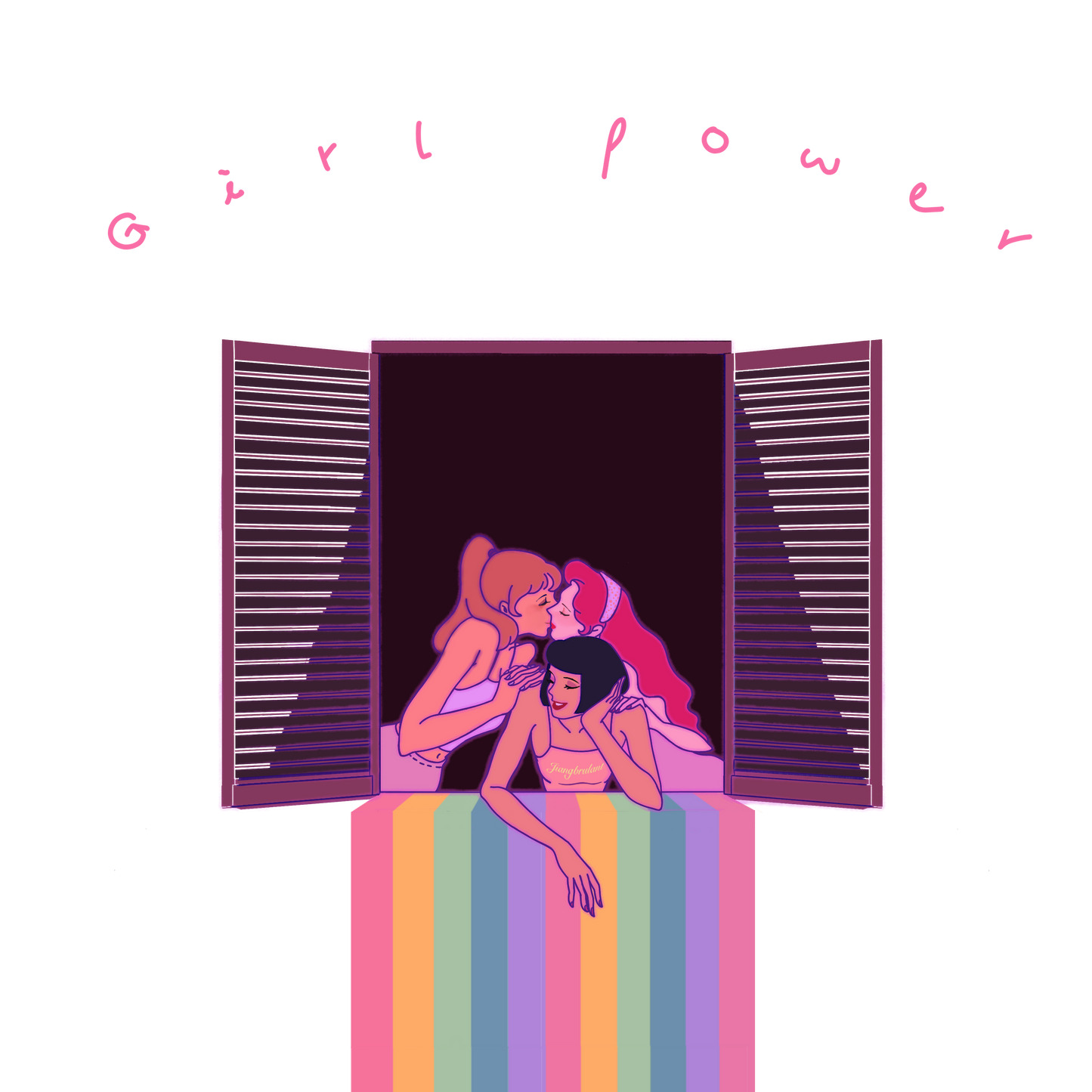 Girl power by Jiangbrulant - ALL OVER T-Shirt