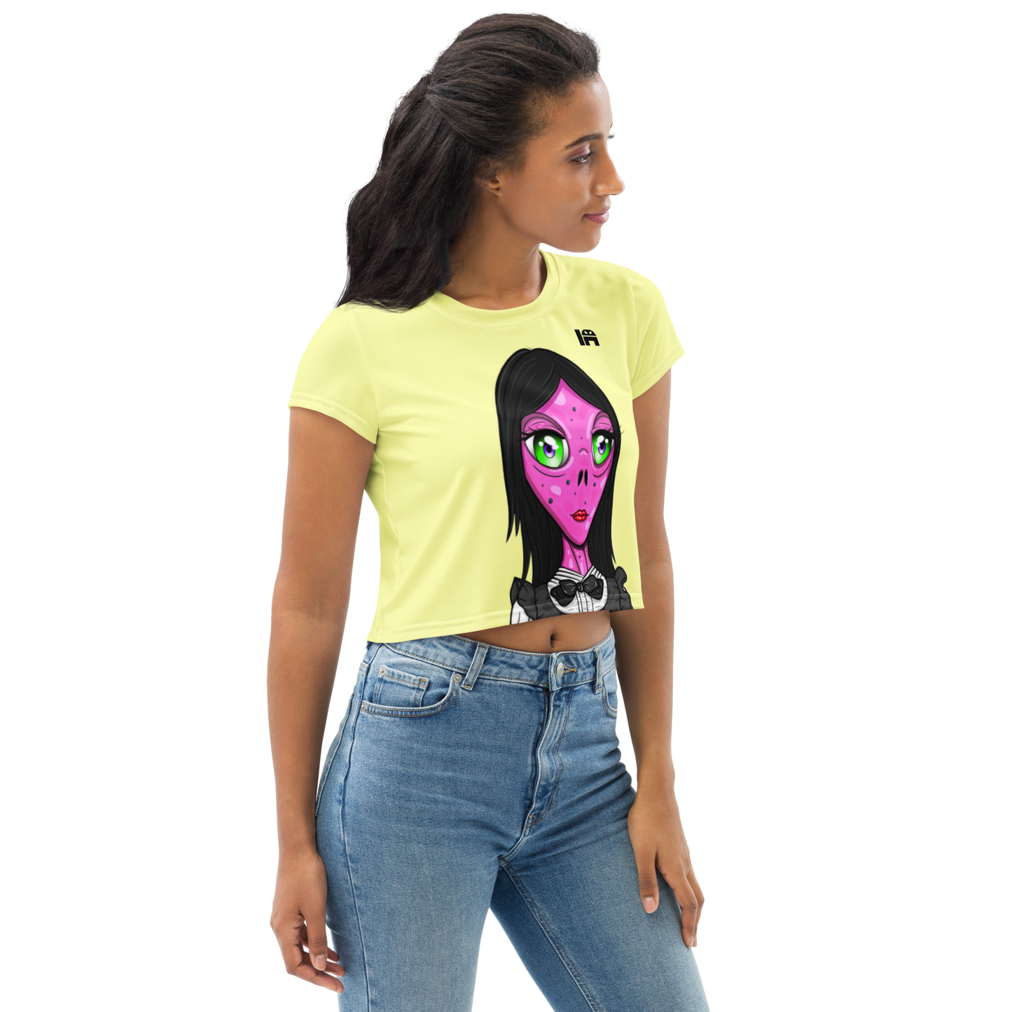 inkink Shivadelic - All-Over Print Crop Tee