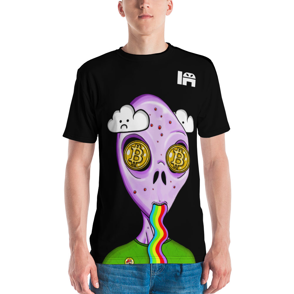 Alien #0011 by inkink Shivadelic - ALL OVER T-Shirt