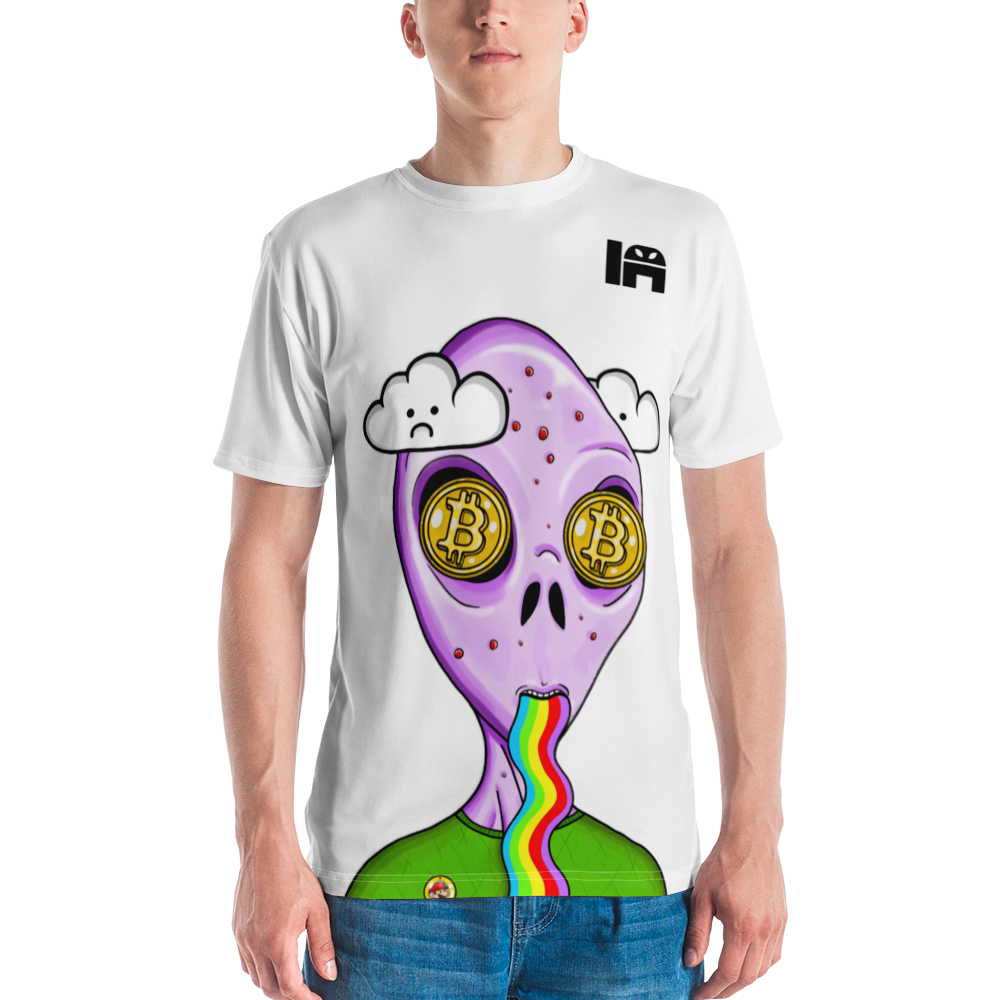Alien #0011 by inkink Shivadelic - ALL OVER T-Shirt