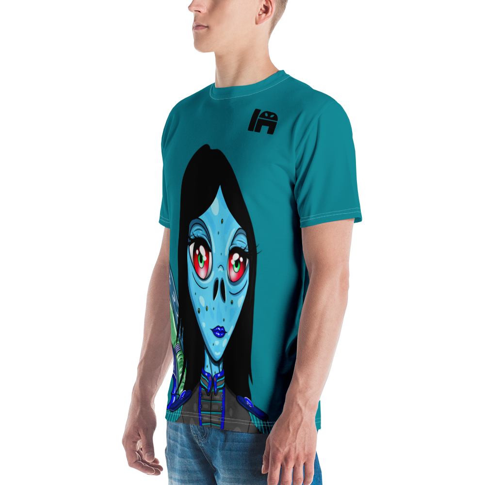 Alien #0028 by inkink Shivadelic - ALL OVER T-Shirt