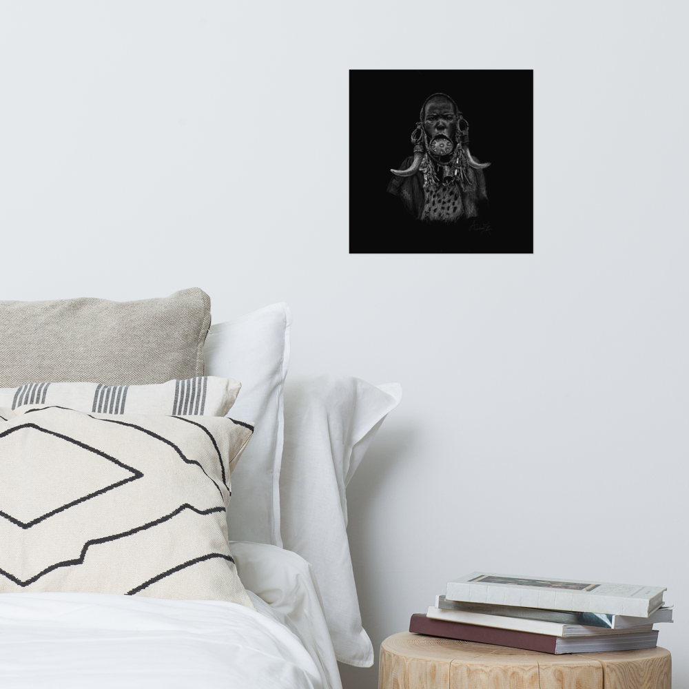 African Beauty by Samuel Friday - Poster