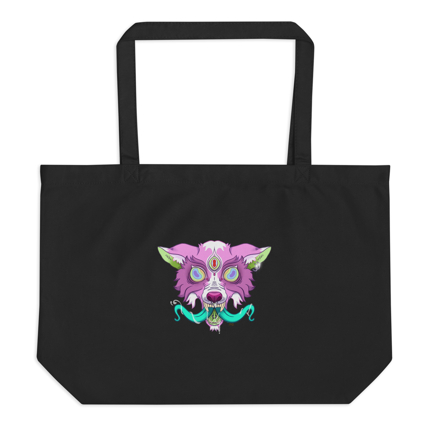 feat Koro Alana - Large organic tote bag