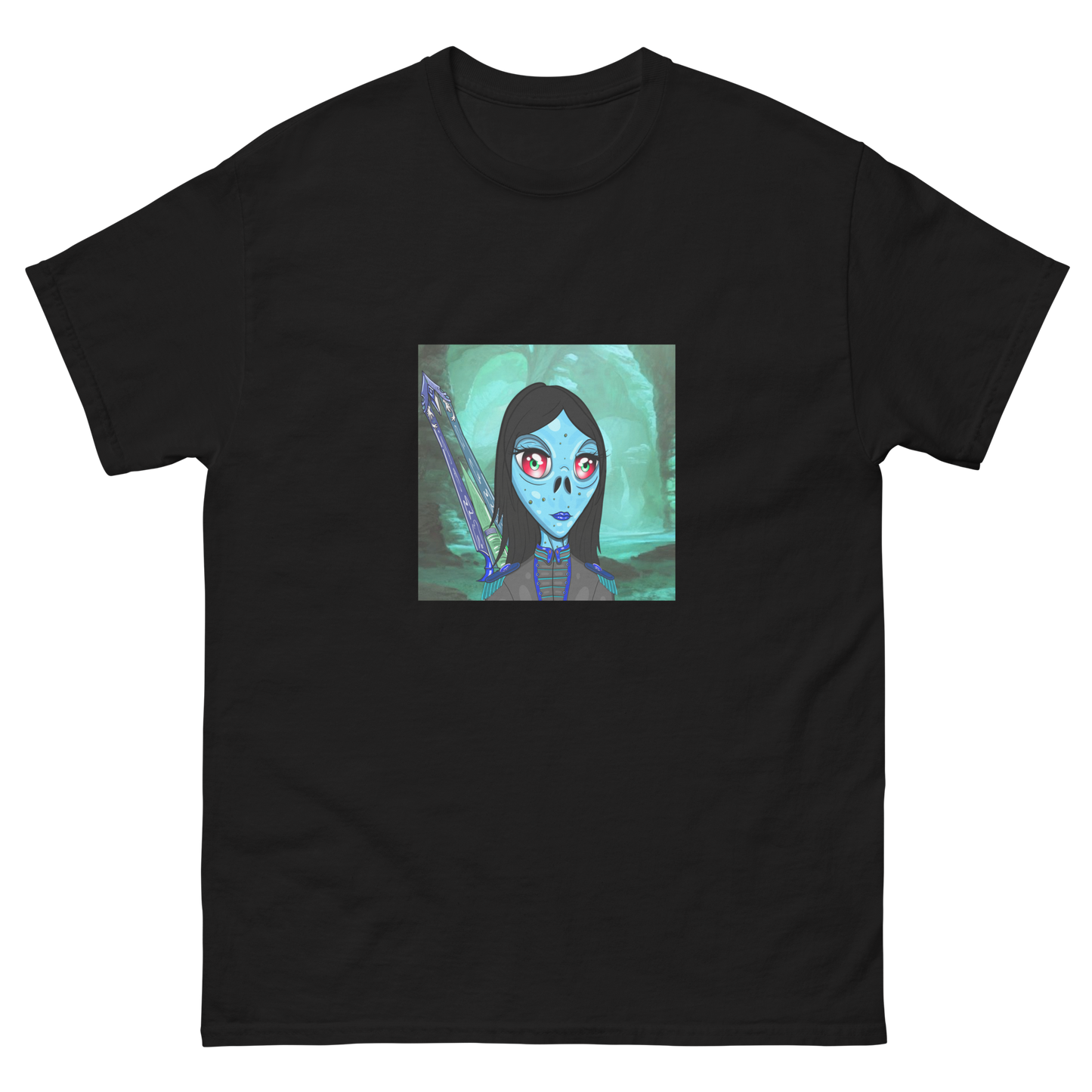 Alien #0028 by inkink Shivadelic - T-shirt