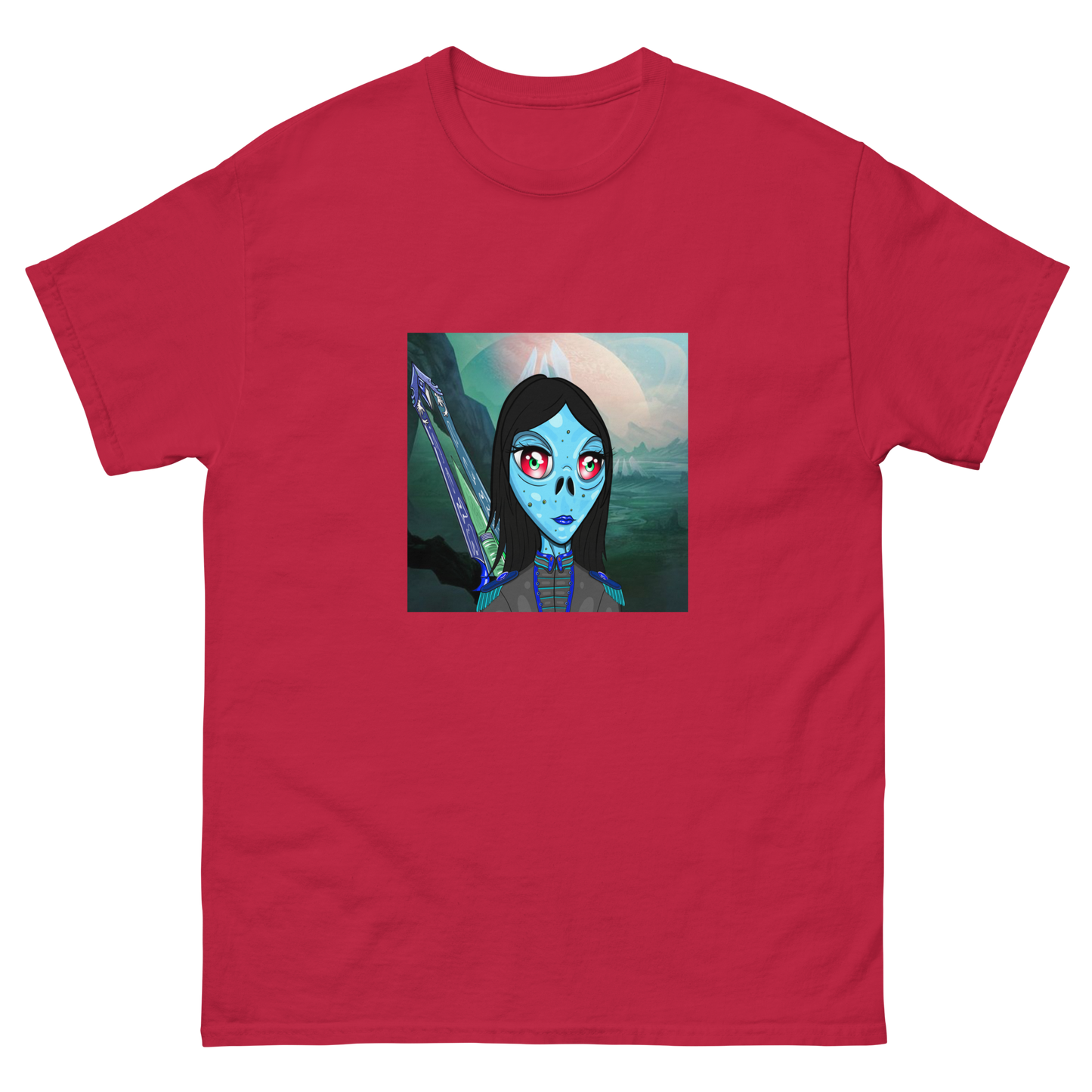 Alien #0028 by inkink Shivadelic - T-shirt