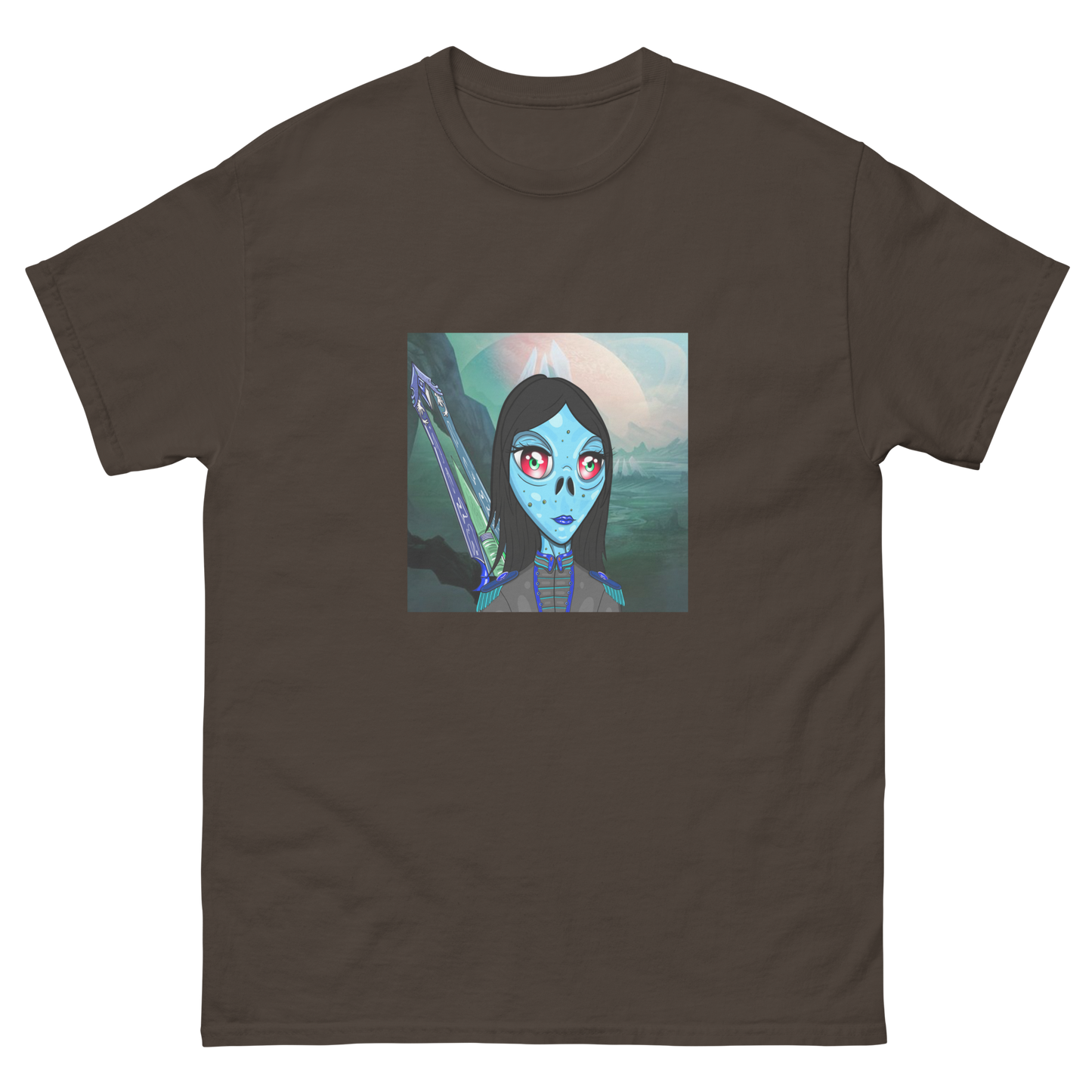 Alien #0028 by inkink Shivadelic - T-shirt