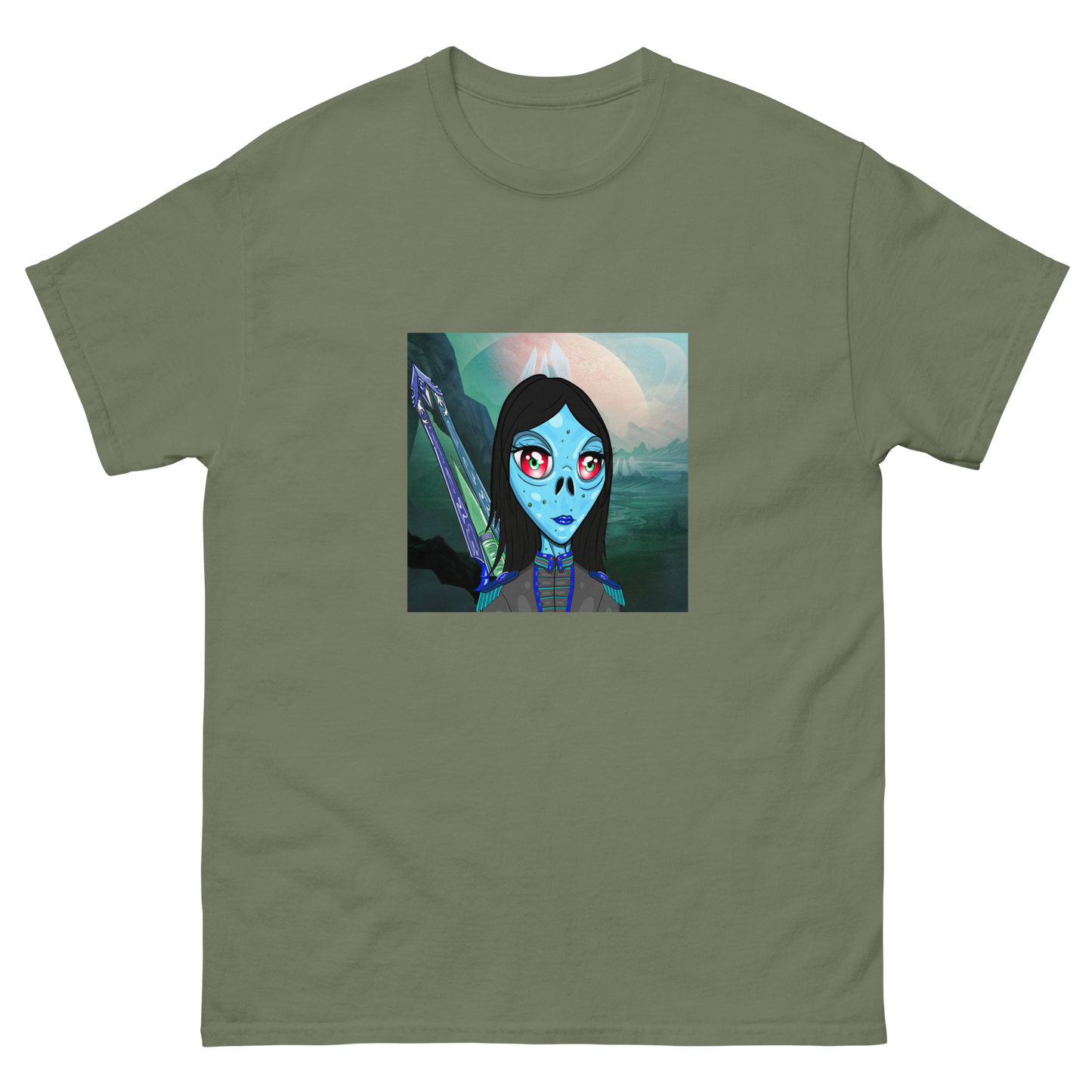 Alien #0028 by inkink Shivadelic - T-shirt