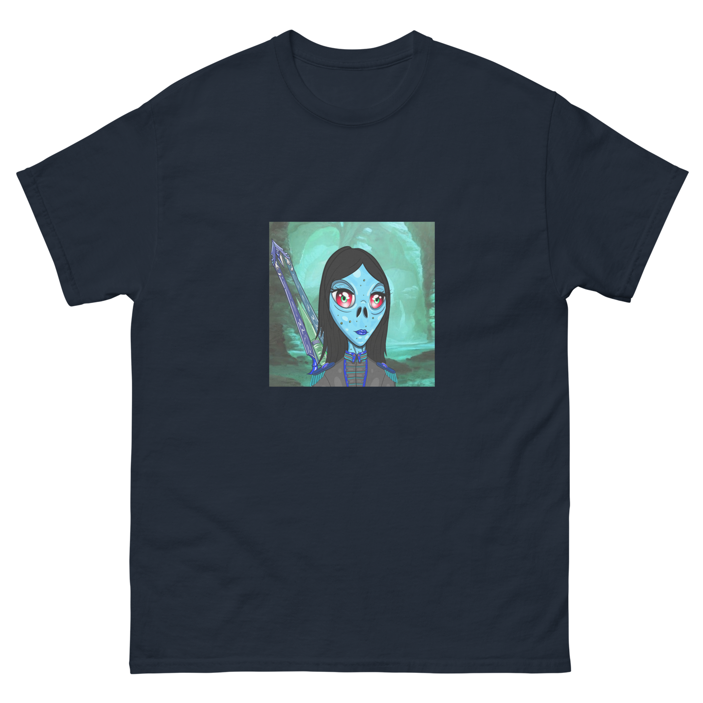 Alien #0028 by inkink Shivadelic - T-shirt
