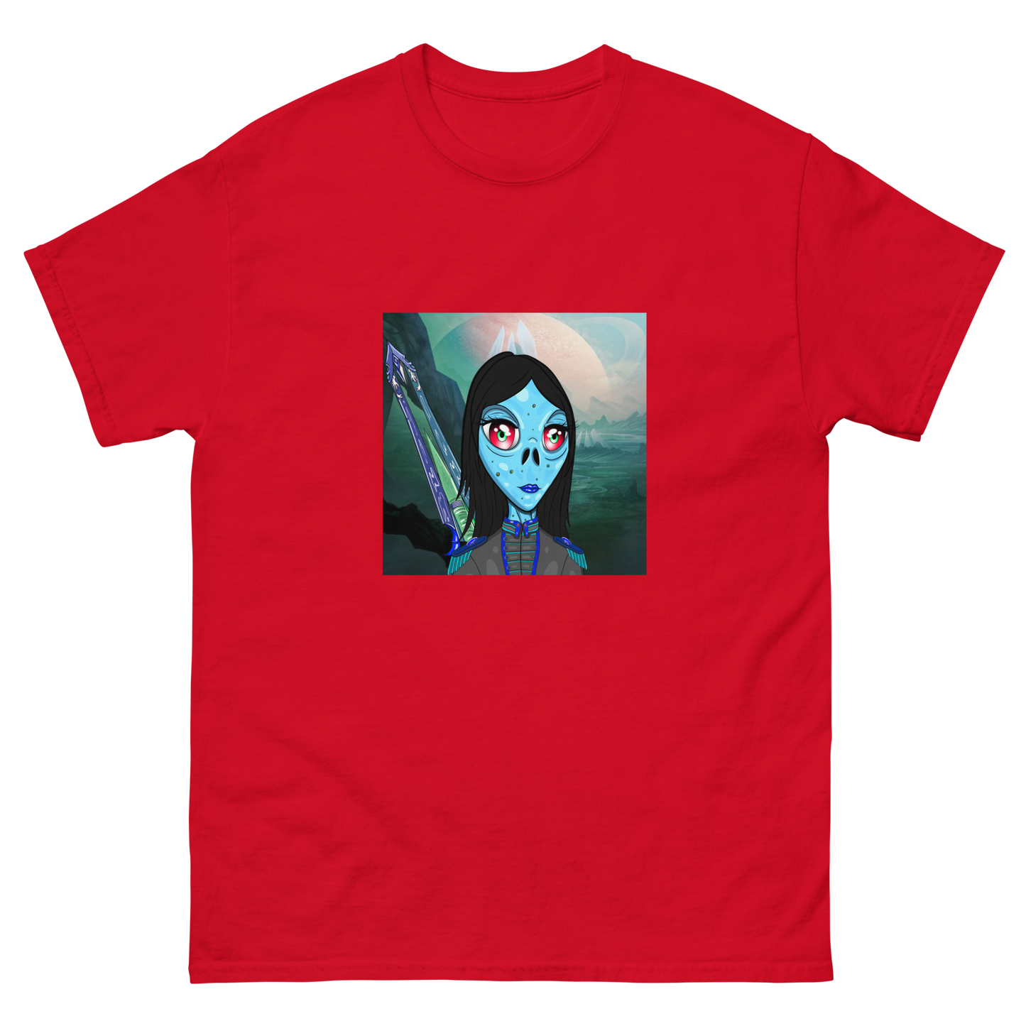 Alien #0028 by inkink Shivadelic - T-shirt