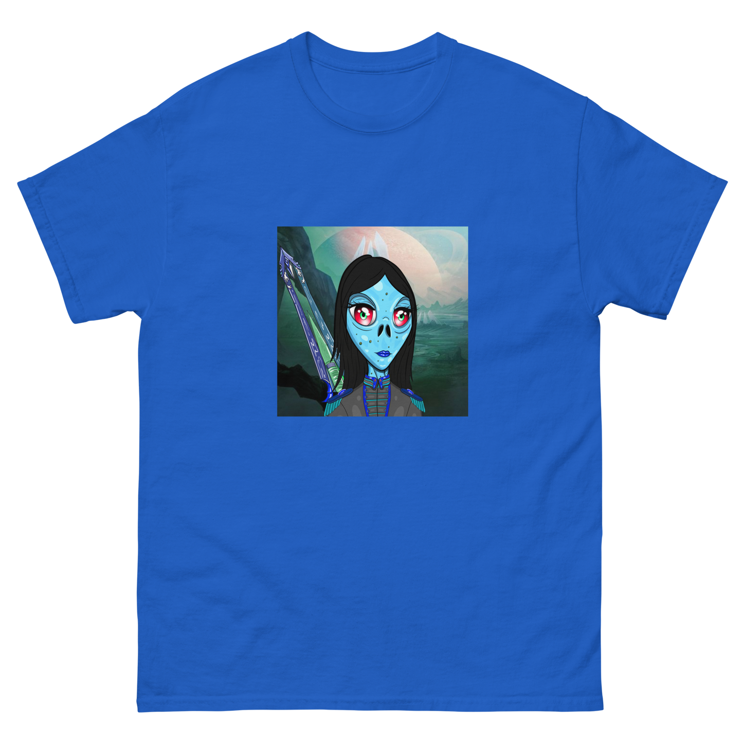 Alien #0028 by inkink Shivadelic - T-shirt