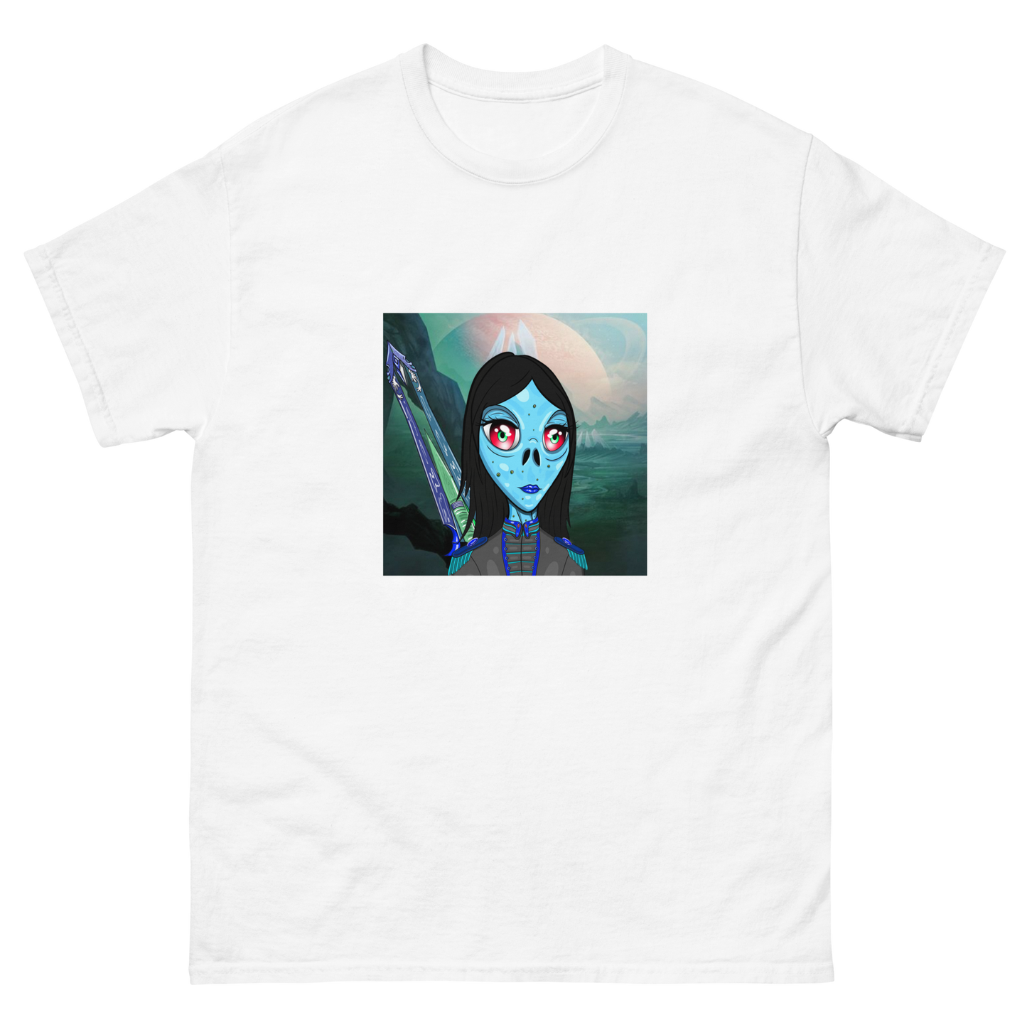 Alien #0028 by inkink Shivadelic - T-shirt