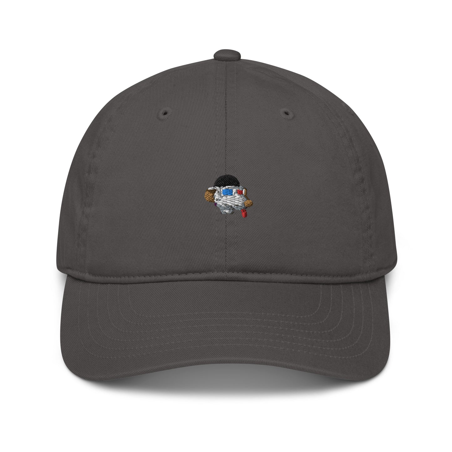 Organic dad hat feat Fat Rat #6058 (embroidered)