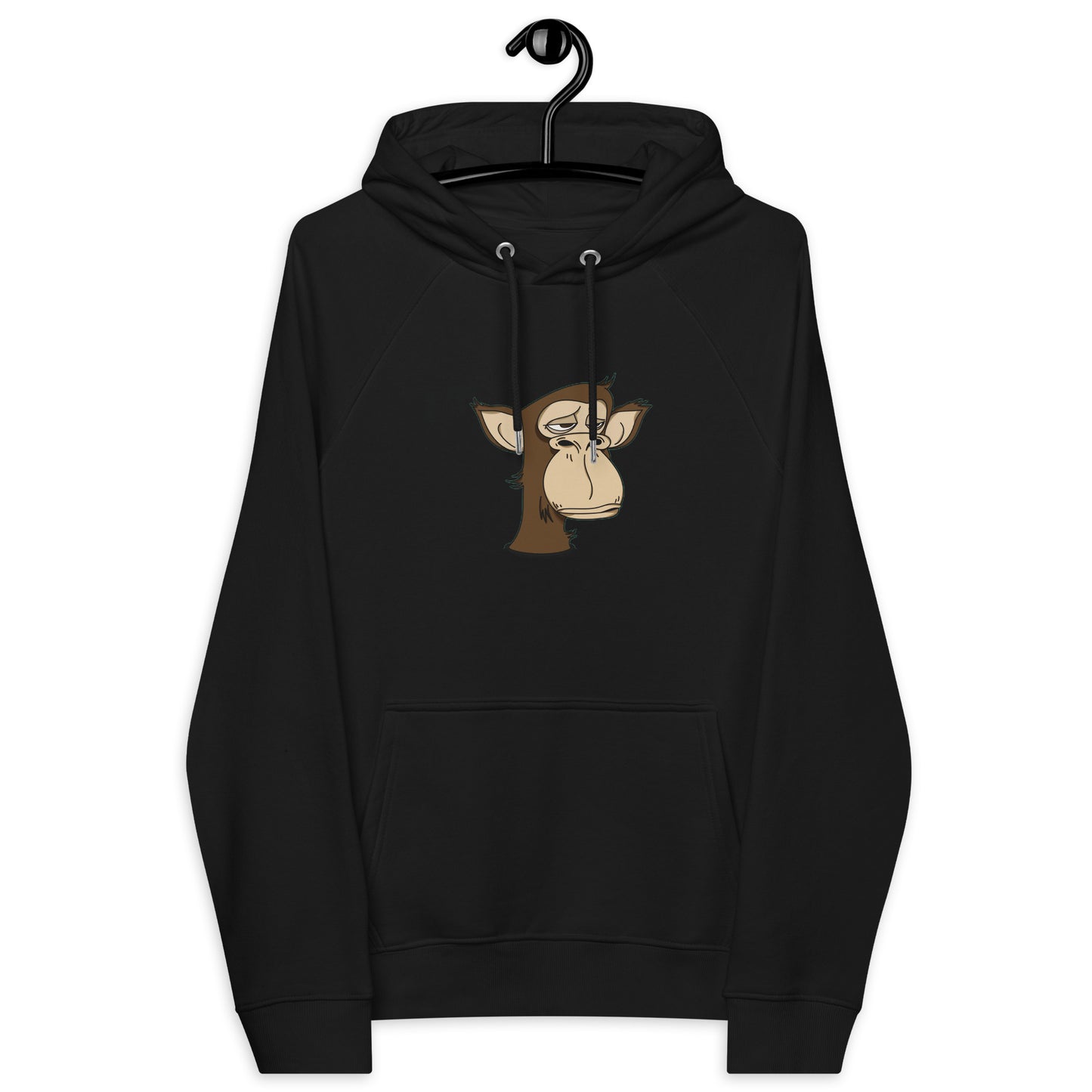 Unisex eco raglan hoodie feat Polygon Ape YC #6437