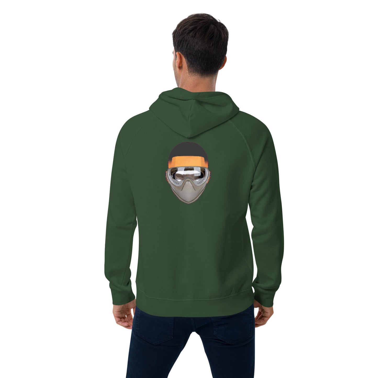 feat feat Mbappe Faces NFT - Unisex eco raglan hoodie SINGLE EDITION