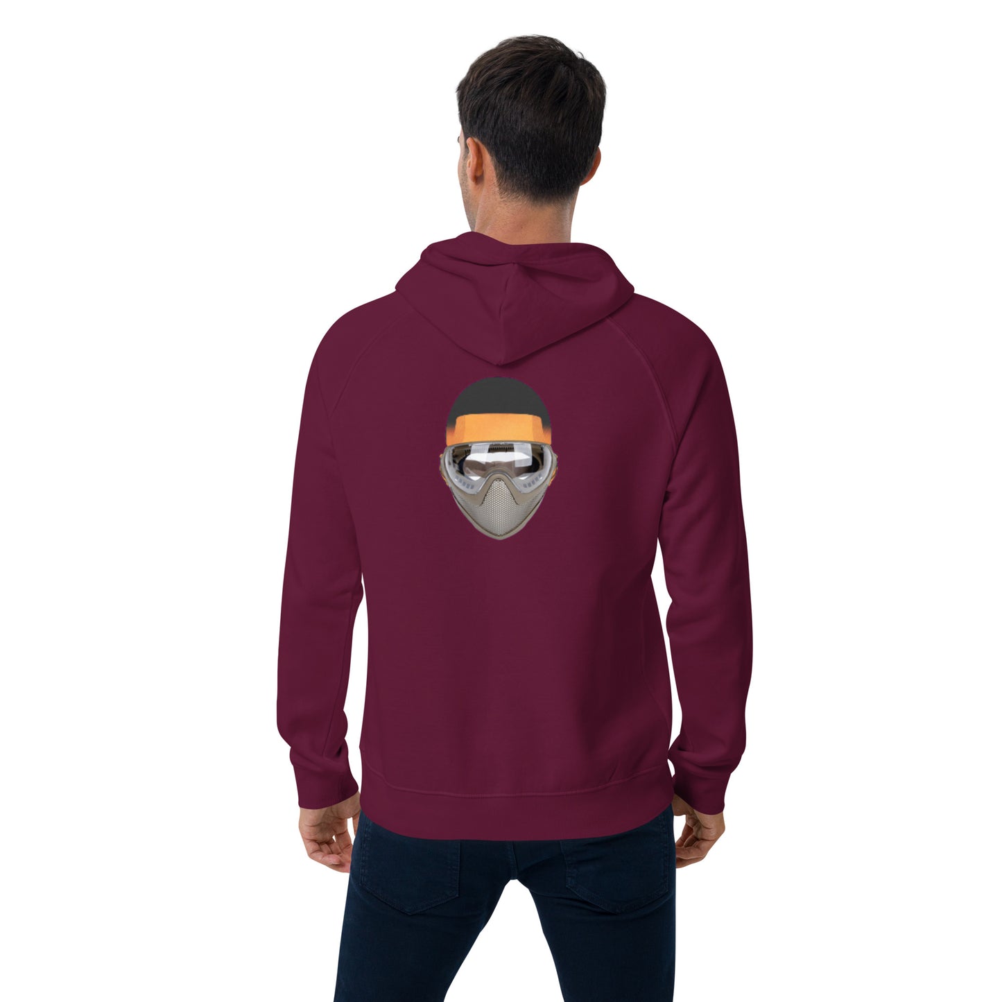 feat feat Mbappe Faces NFT - Unisex eco raglan hoodie SINGLE EDITION