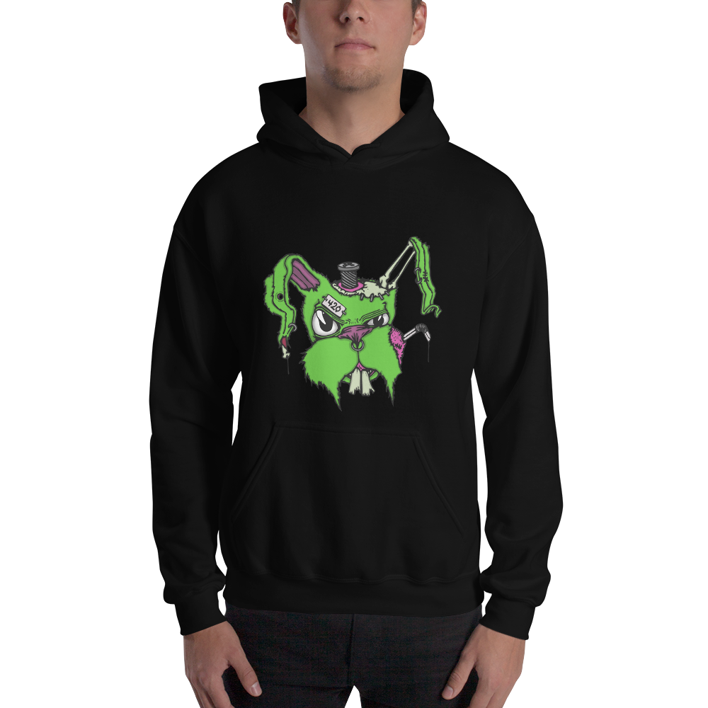Twisted Bunny by Ralfvangal - Hoodie