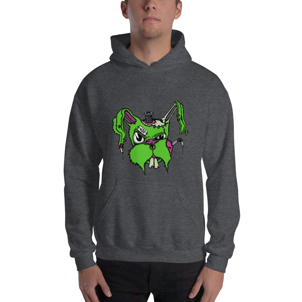 Twisted Bunny by Ralfvangal - Hoodie