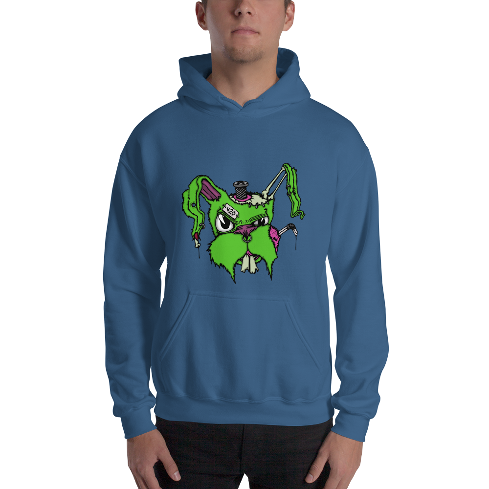 Twisted Bunny by Ralfvangal - Hoodie