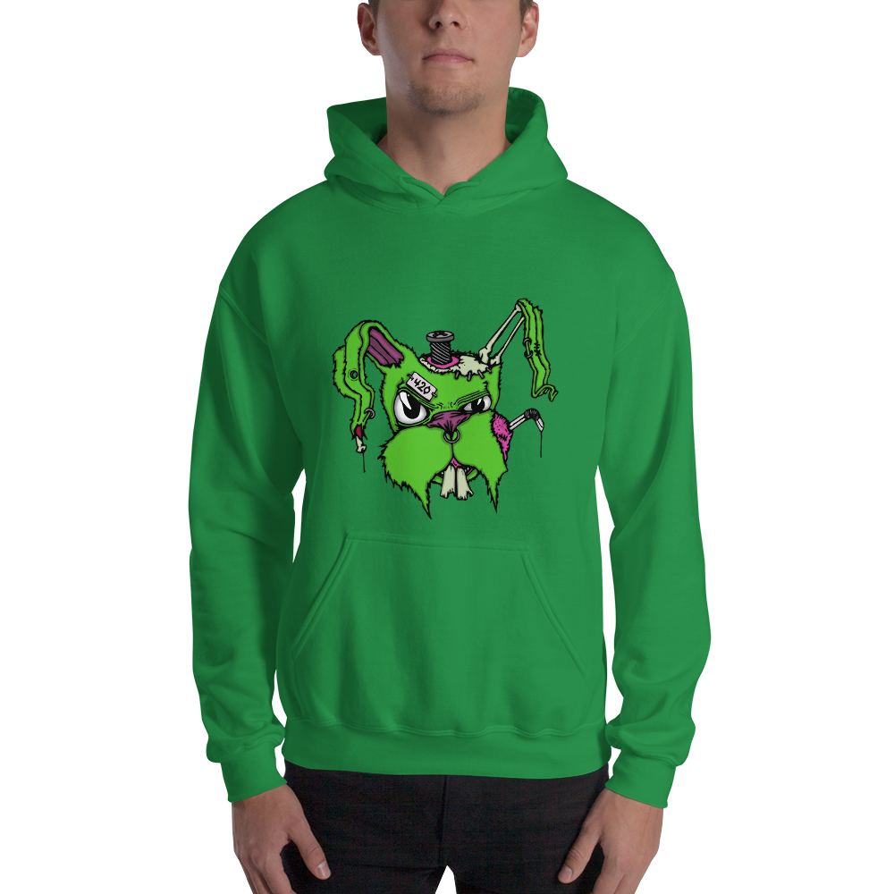 Twisted Bunny by Ralfvangal - Hoodie