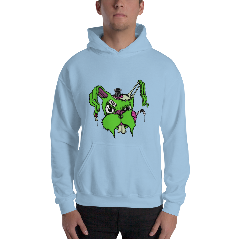 Twisted Bunny by Ralfvangal - Hoodie