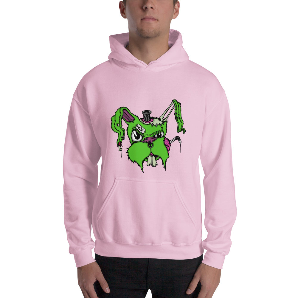 Twisted Bunny by Ralfvangal - Hoodie