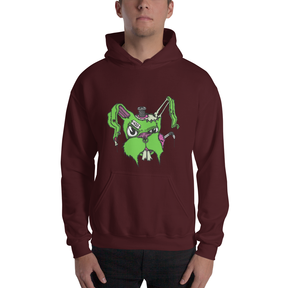 Twisted Bunny by Ralfvangal - Hoodie