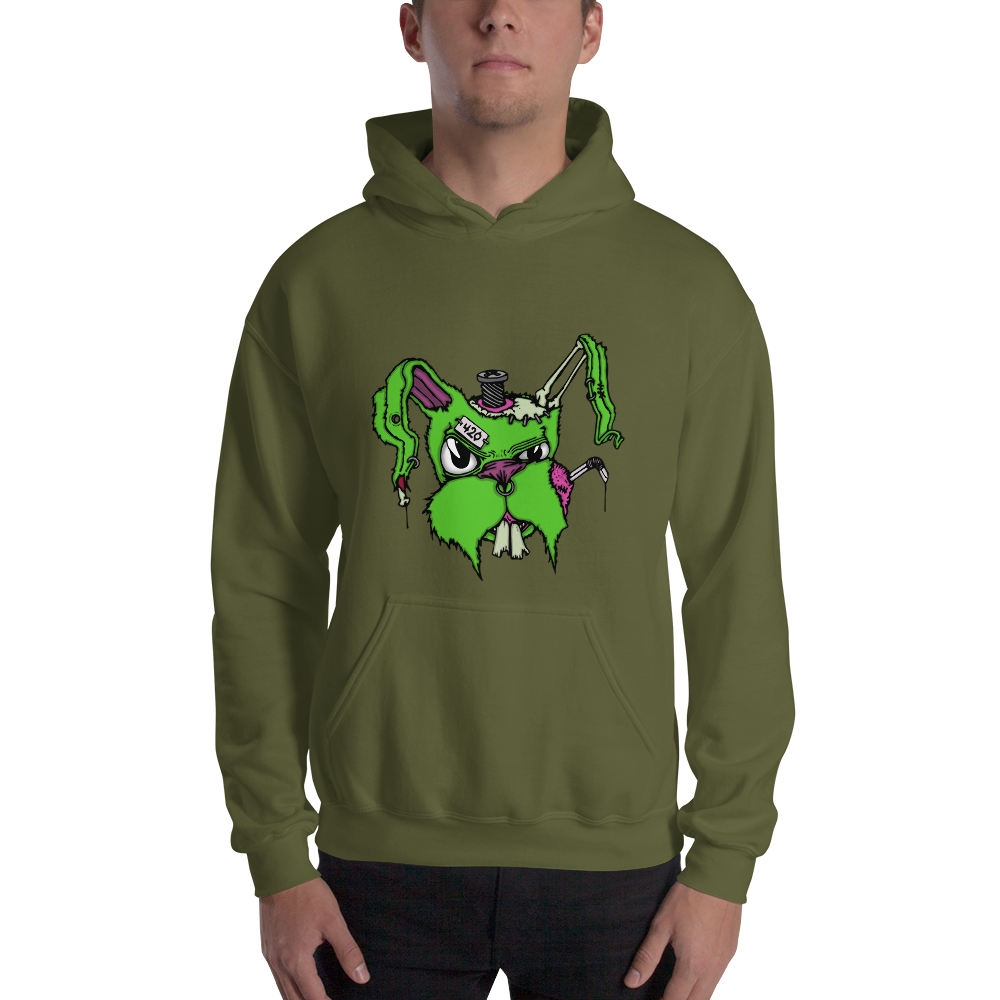 Twisted Bunny by Ralfvangal - Hoodie