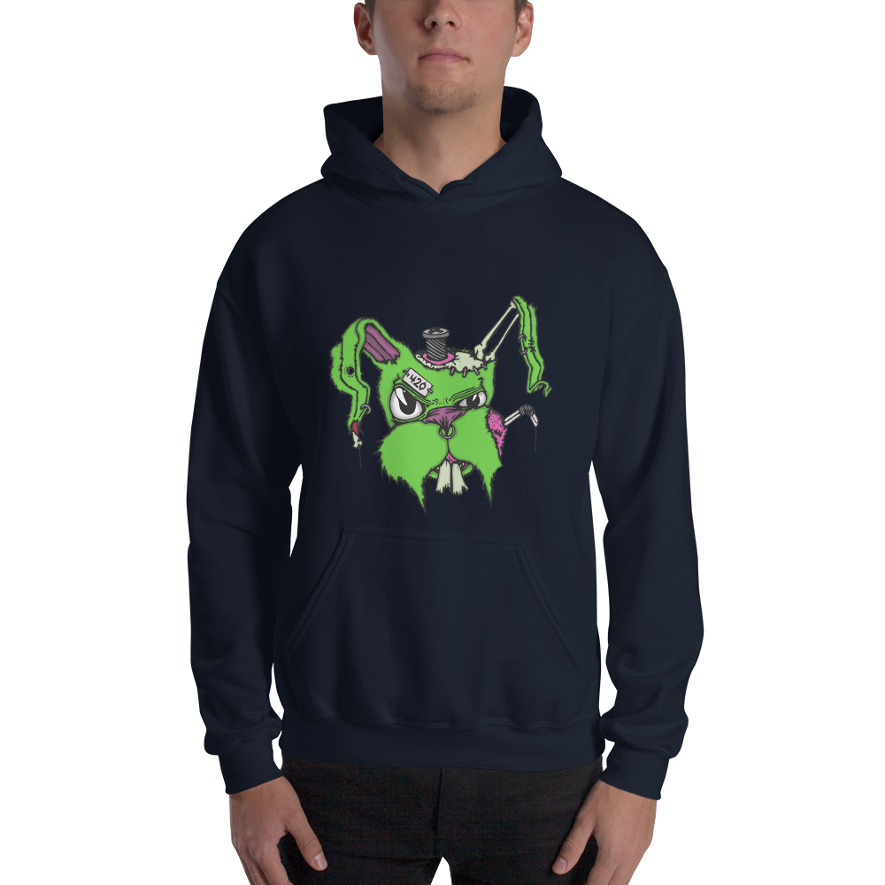 Twisted Bunny by Ralfvangal - Hoodie