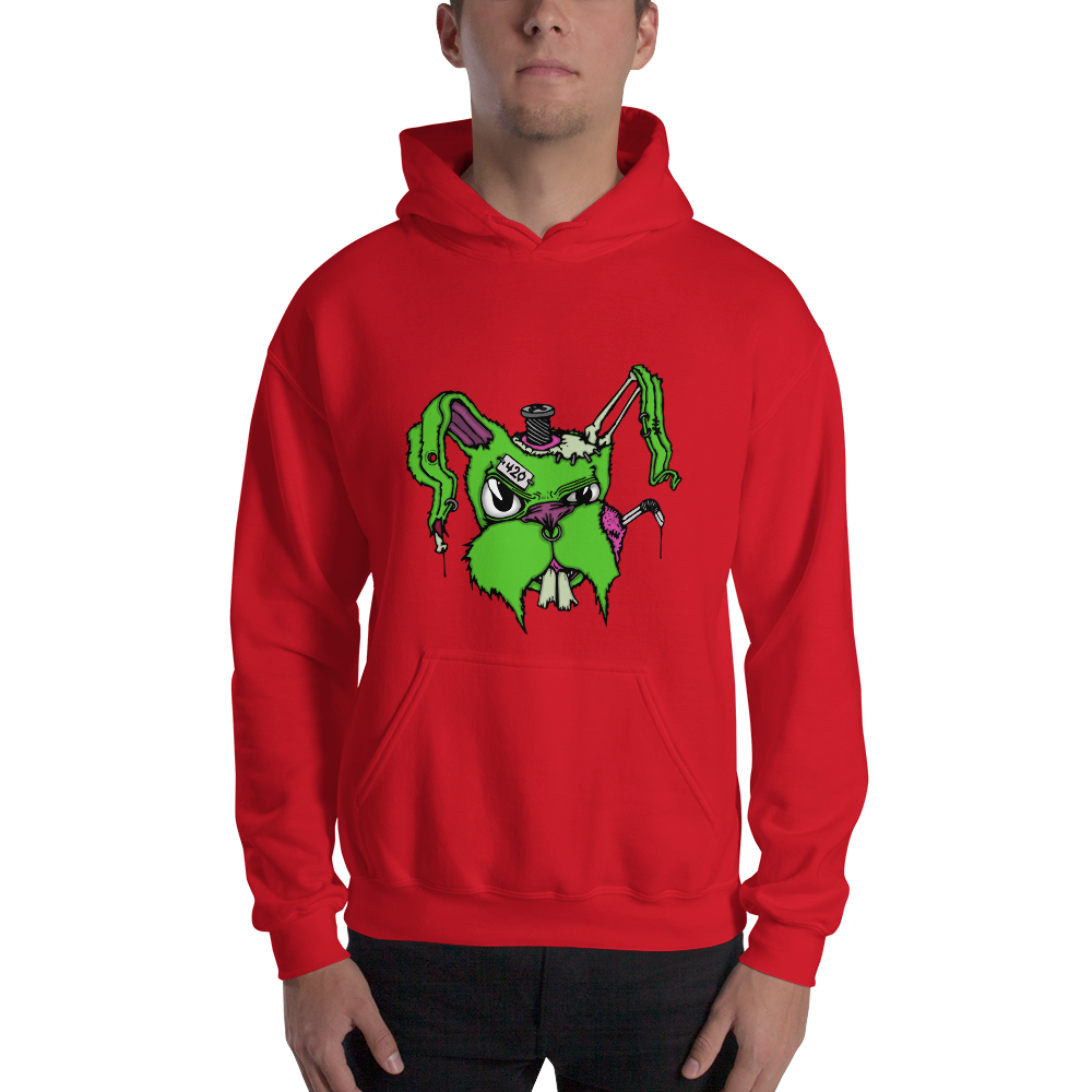Twisted Bunny by Ralfvangal - Hoodie