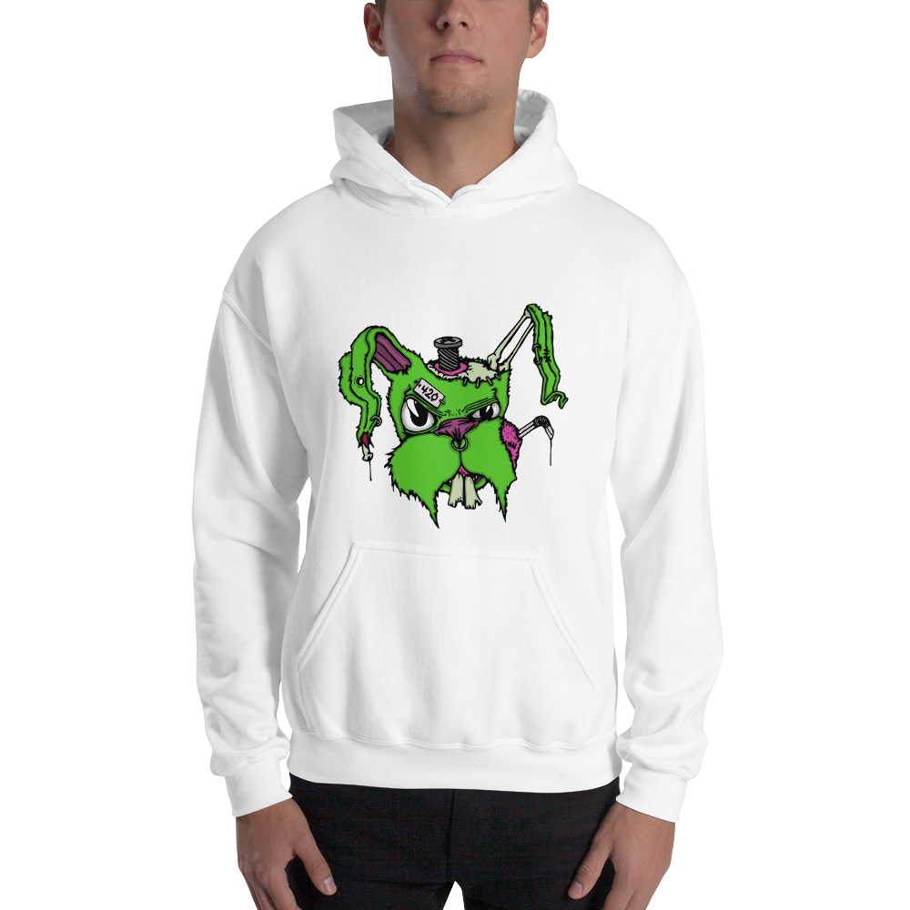 Twisted Bunny by Ralfvangal - Hoodie