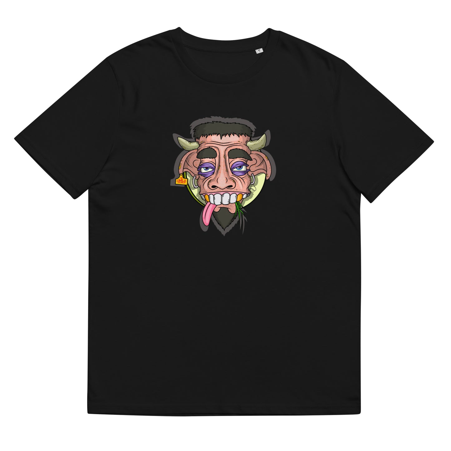Unisex organic cotton t-shirt feat OldManHead