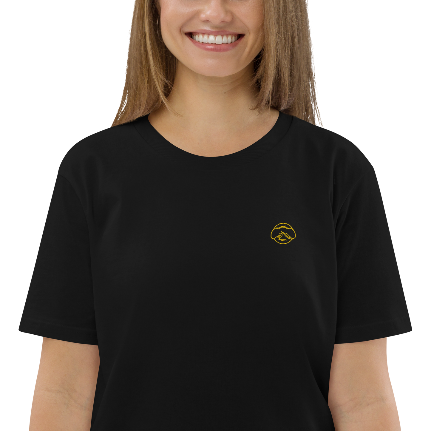 feat OldManHead - Unisex organic cotton t-shirt REAR PRINT