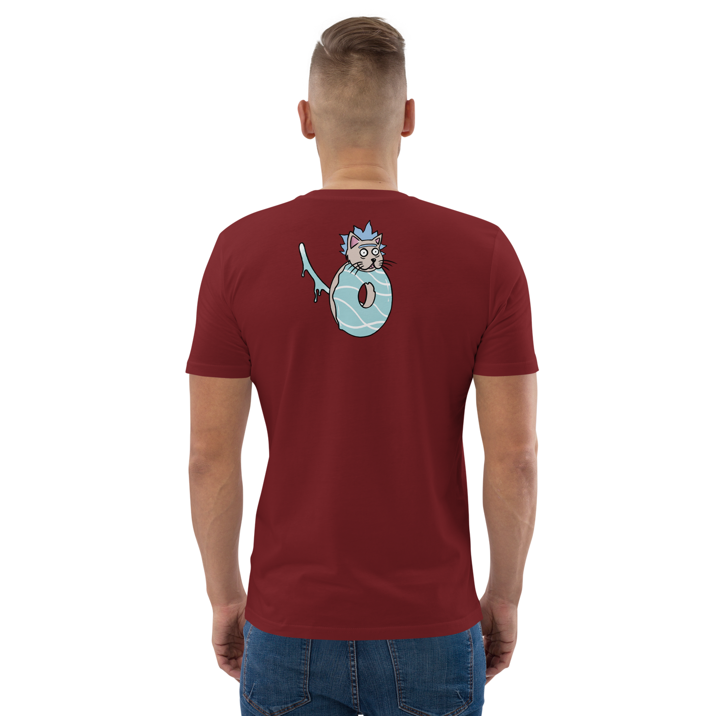 feat cr.em.y - Unisex organic cotton t-shirt REAR PRINT