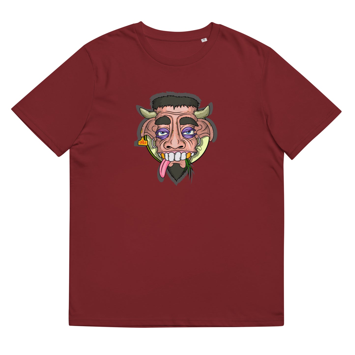 Unisex organic cotton t-shirt feat OldManHead