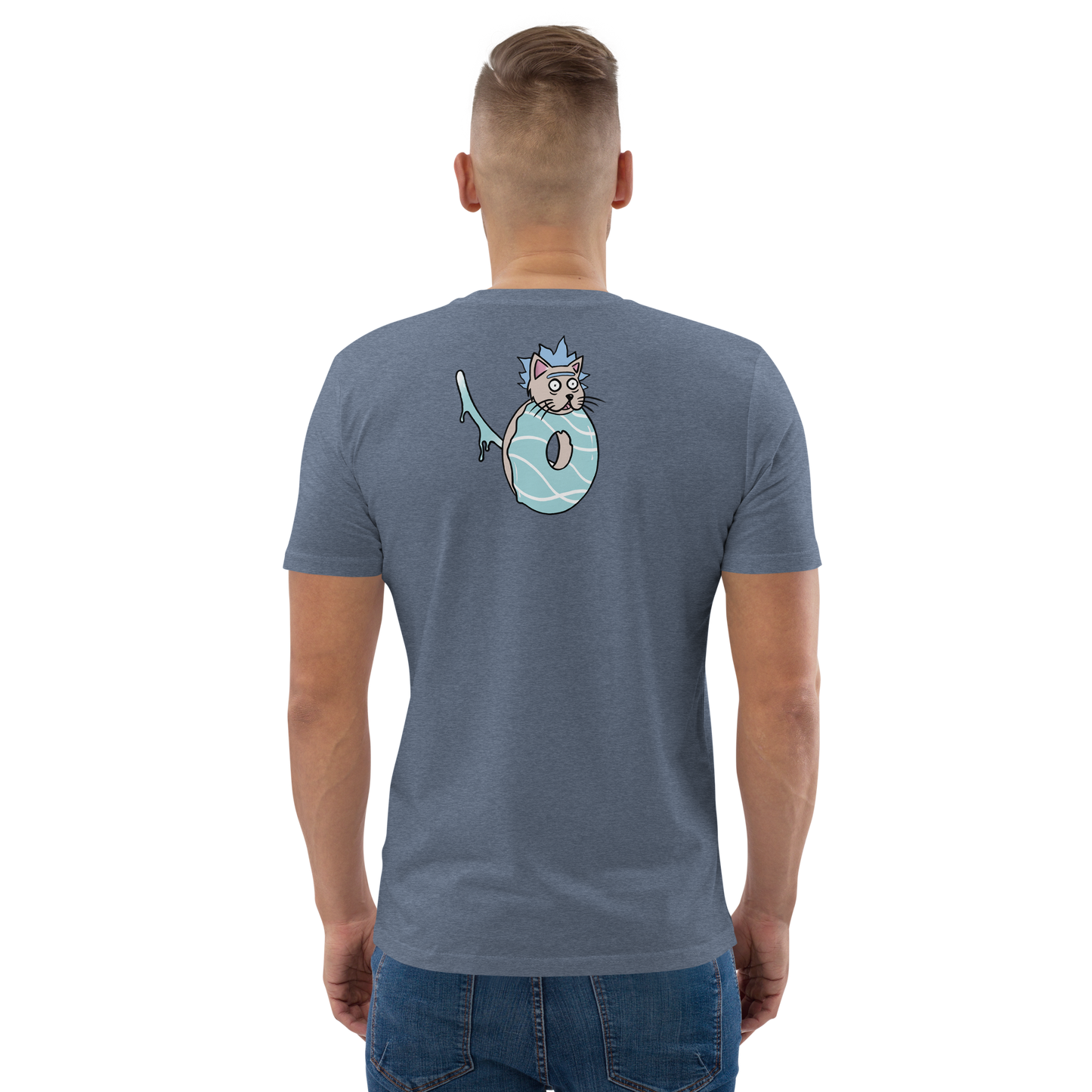 feat cr.em.y - Unisex organic cotton t-shirt REAR PRINT