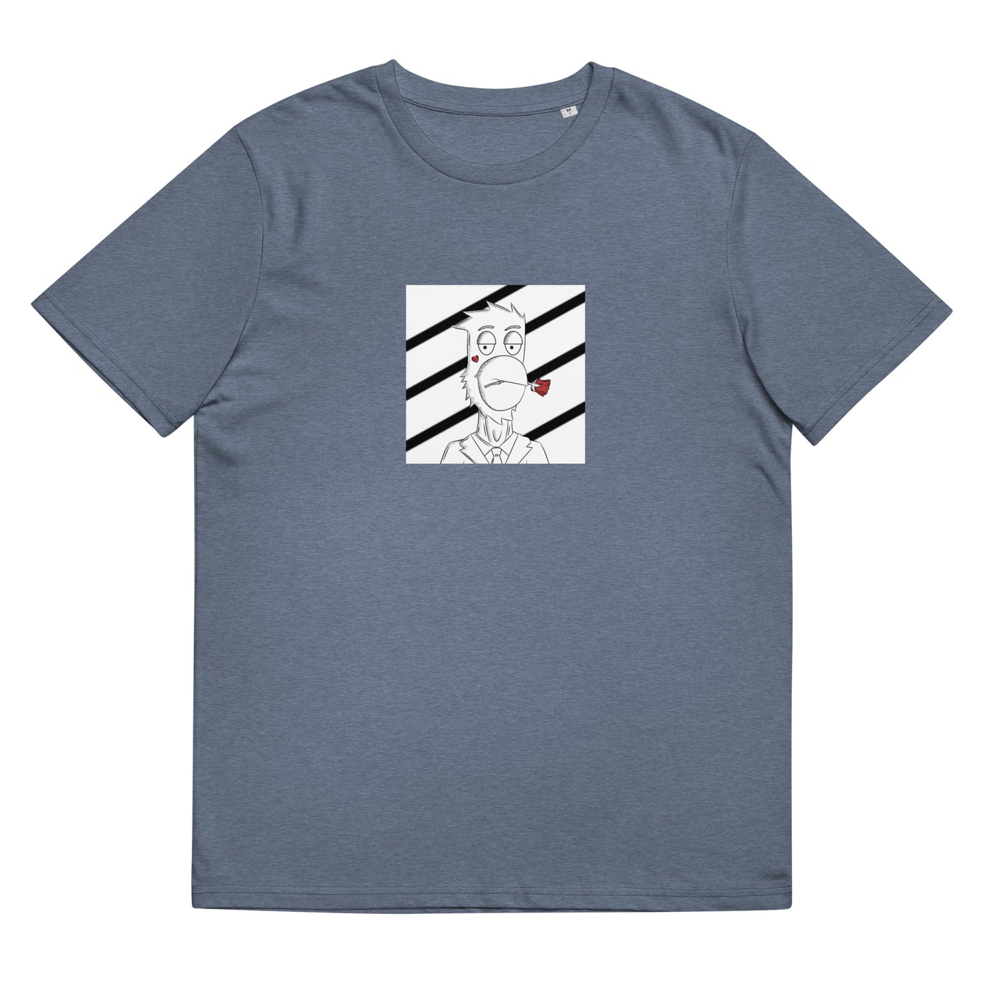 feat Mr. Crow x Drop Dread - MrCrowisFlying - Unisex organic cotton t-shirt SINGLE EDITION