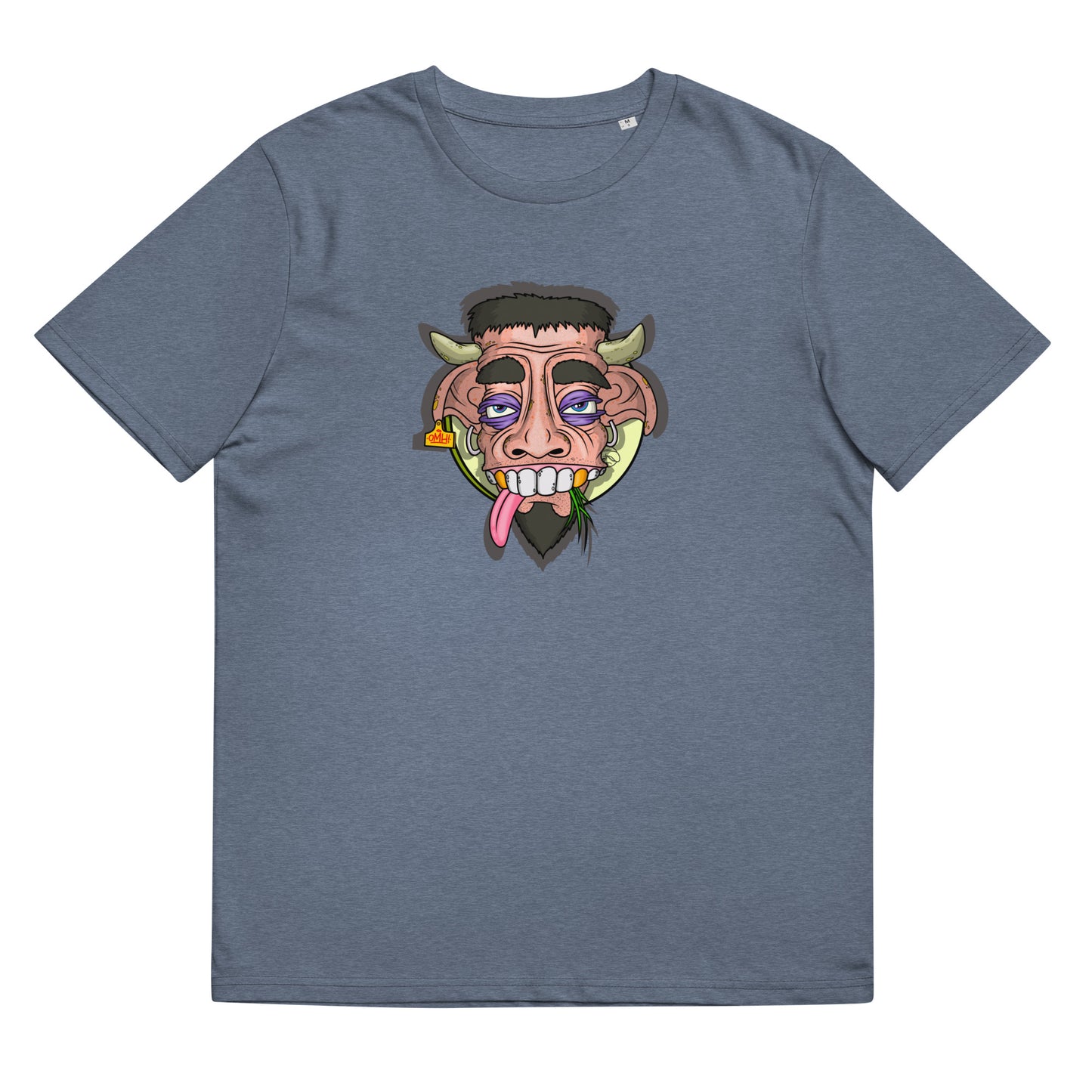 Unisex organic cotton t-shirt feat OldManHead