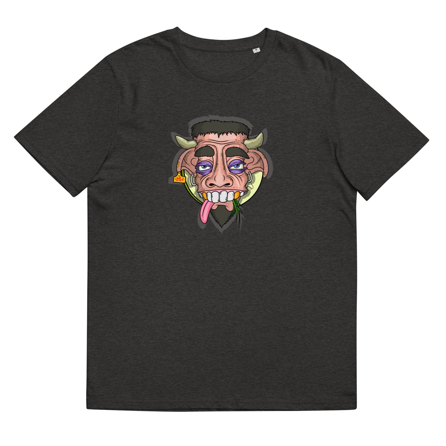 Unisex organic cotton t-shirt feat OldManHead
